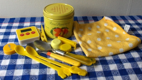 keukenspullen geel